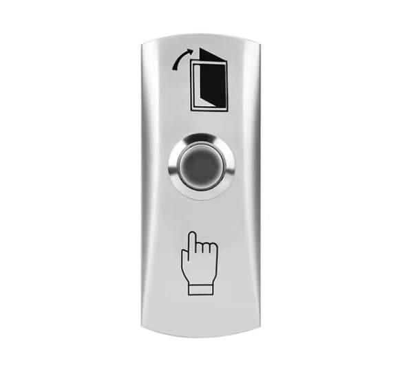Stainless Waterproof Door Access Control System Kit, 300kg/660lbs Force Electric Magnetic Door Lock Kit with RFID Keypad/Reader Home Security System 10 Keyfobs 110V Power Supply Metal Exit Button
