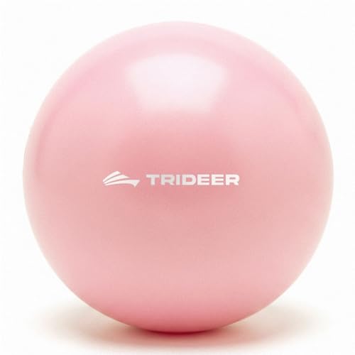 Trideer 9-Inch Pilates Ball, Small Exercise Ball for Yoga, Core Training, Physical Therapy, Balance, Stability and Stretch...