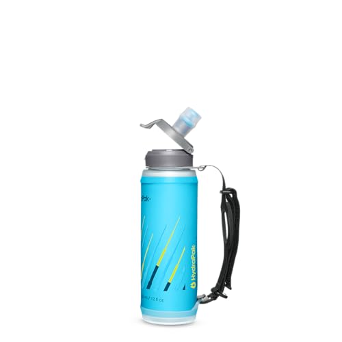 HydraPak SkyFlask Speed - Collapsible Handheld Running Water Bottle (350ml, 500ml, 500ml Insulated) - Adjustable Strap, Li...