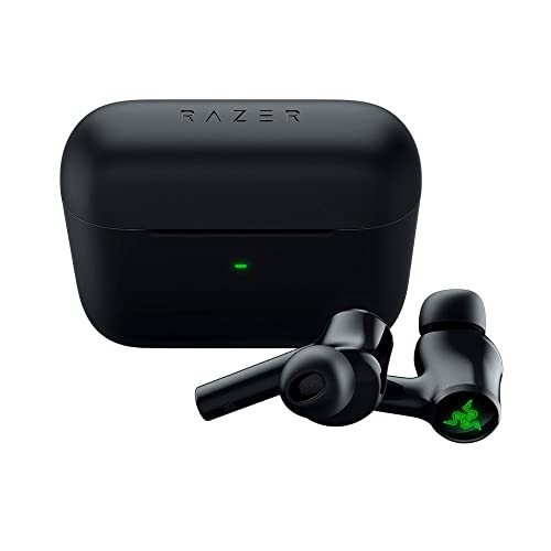 Razer Hammerhead True Wireless (2nd Gen) Bluetooth Gaming Earbuds: Chroma RGB Lighting -60ms Low-Latency- Active Noise Can...