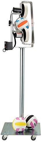 Volleyball Tutor - Silver PRO Model Volleyball Machine. Topspin/Underspin. 75 MPH. High Release Point. Made in USA.