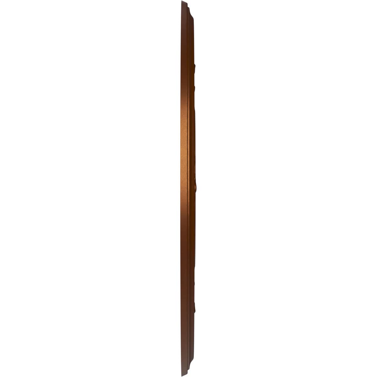 Ekena Millwork Cmp19Bacdc Baltimore Thermoformed Pvc Ceiling Medallion (Fits Canopies Up To 7 3/4), 19Od X 3 1/2Id X 1P, Metalli