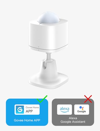 GoveeLife Motion Sensor, Group Control Unlimited Devices, Wireless Mini Contact Sensor for Smart Home Automation, Battery ...