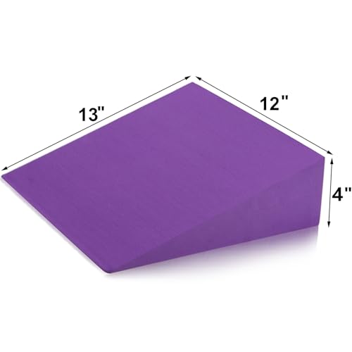 DEAYOU 2 Pack Yoga Foam Wedge, 13" EVA Foam Calf Stretch Slant Board for Lower Leg Strength Improve, Squat Wedge Incline B...