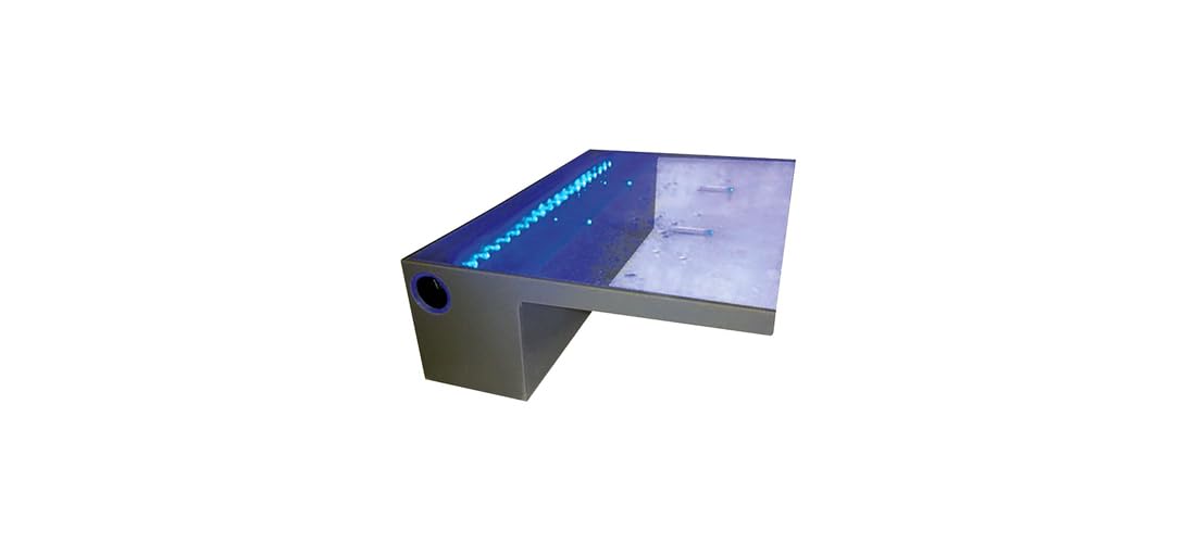 Danner Pondmaster LED Lighted Spillway, Model 03755, Acrylic, Blue