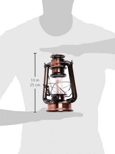 Northpoint 190462 Vintage Style Outdoor Lantern, 150 Lumens, Copper, Metal, Multi-Purpose Use