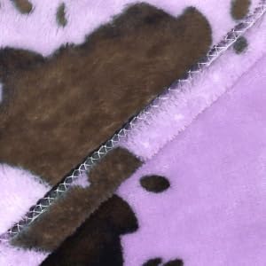 Twin Size Purple Blanket Soft Cozy Lightweight Fleece Throw for Bed Couch Sofa All Season Home Decor 60x80 Inches
