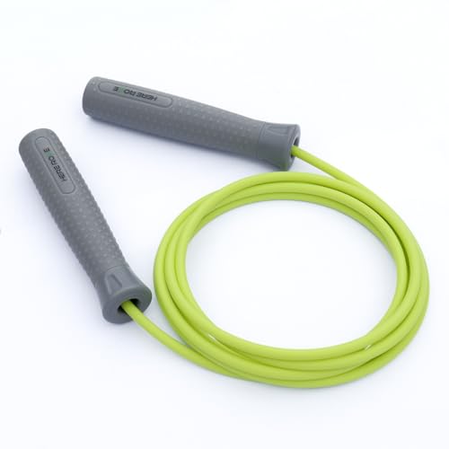 Hererope Adjustable Jump ropes for Fitness，1/4lb Weighted Jump Rope for Men & Women, Skipping Rope with Comfortable & Ergo...