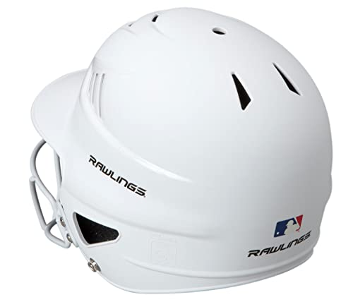 Rawlings | COOLFLO Batting Helmet with Facemask | Fastpitch Softball | One Size Fits Most (6 1/2” – 7 1/2”)