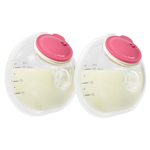 Phanpy Wearable Breast Pump Milk Collector Cup S2, Original Phanpy Breast Pump Replacement Accessories, 24 mm Flange and 2...