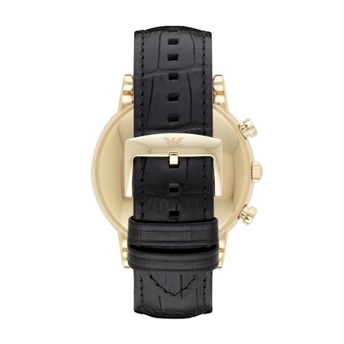 Emporio Armani Men's Three Hand, Automatic or Chronograph Watch with Stainless Steel or Leather Band