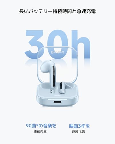 Xiaomi Redmi Buds 6 Active Wireles Earbuds (Global Version), Bluetooth 5.4 in-Ear Headphones, 30H Long Battery Life,Noise ...