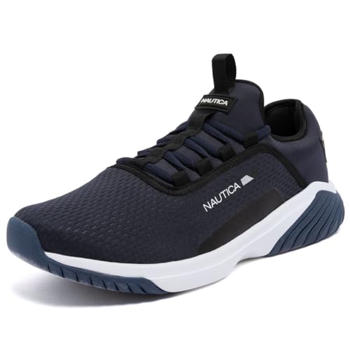 Nautica Men's Sneakers - Stylish and Comfortable Casual Shoes for Fashionable Walking and Running | Lace-Up Athletic Footwear