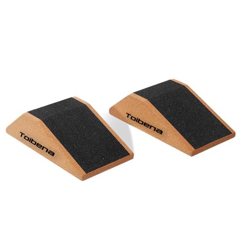 Squat Wedge Blocks Stretching blocks,Non-Slip Surface with Beveled Edges for Core Exercises,Natural Eco-Friendly/squats& w...