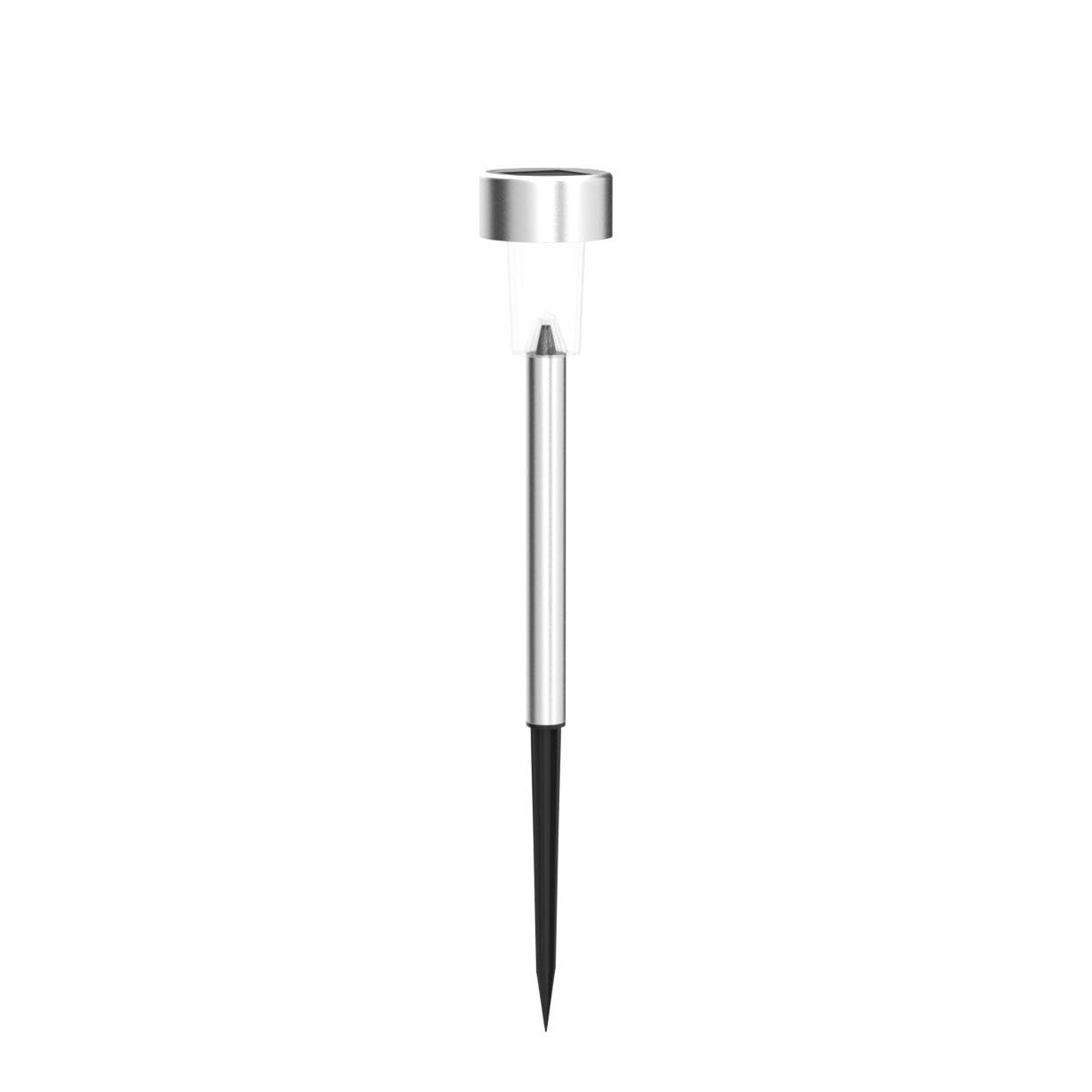SOLPEX Solar Outdoor Lights 16 Pack, Stainless Steel, Waterproof LED Landscape Lighting, Warm White, Model 6983