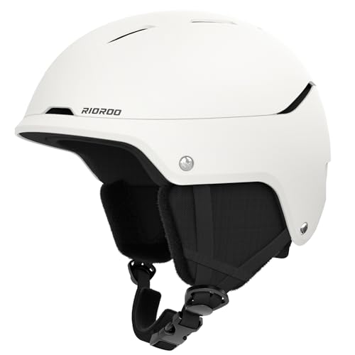 RIOROO Ski Helmet for Women Men, Safety Certified Snowboard Helmet with Shockproof ABS Hard Shell for Adults & Youth