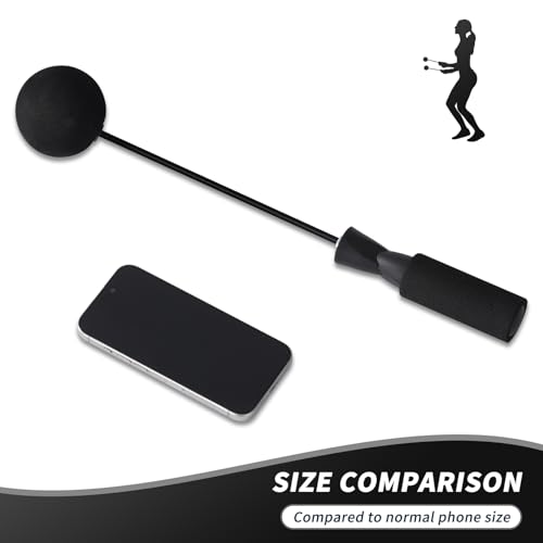 junqixing Cordless Jump Rope with Weight Ball, Fitness Training Jump Rope, Indoor Home Exercise, Suitable for Men Women Kids.