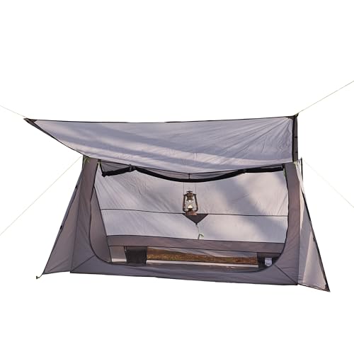 Nature Link Sirius Two Ultralight Backpacking Tent, 2 Person Trekking Pole, Waterproof, Compact, Single Wall, Bushcraft Sh...