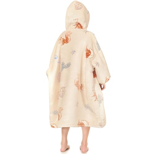 Narecte Kids Hoodie Blanket Birthday Gifts for Girls Year Old Girl Toddler Wearable Blanket Hoodie Kids Oversized Ideas Teen