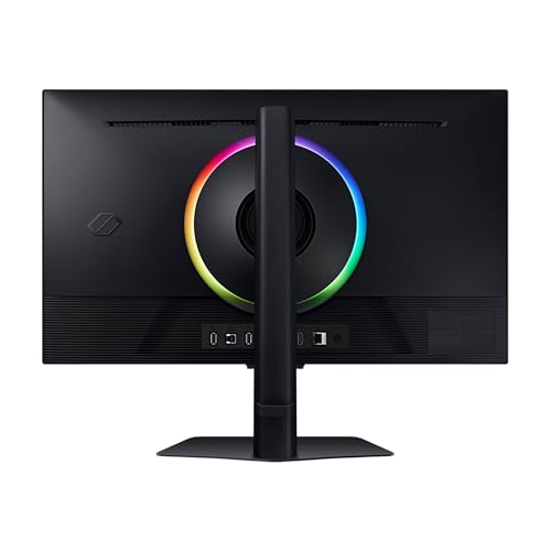 Samsung 27” Odyssey G7 (G70D) 4K UHD IPS 144Hz 1ms(GtG) Smart Gaming Monitor, G-Sync Compatible, AMD Freesync Premium, Vivid Colors, Adjustable Stand, Black Equalizer, LS27DG702ENXZA