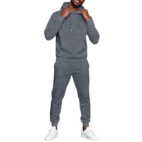 lopmou Track Suits Mens Sweatsuits 2 Piece Set Hoodie and Sweatpants Jogging Suits for Men Casual Running Sweat Suit Sets