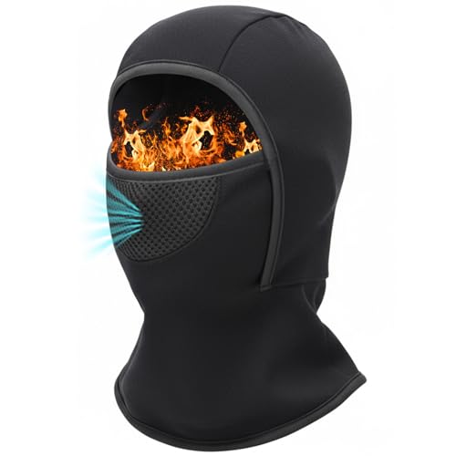 Breathable Kids Balaclava Ski Mask for Boys Girls - Windproof Fleece Winter Face Mask Cover for Cold Weather