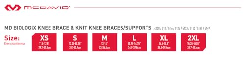 McDavid Knee Brace Sleeve Compression Support for Joint Pain, Arthritis, Increases Blood Flow. for Running, Walking, Gym, ...