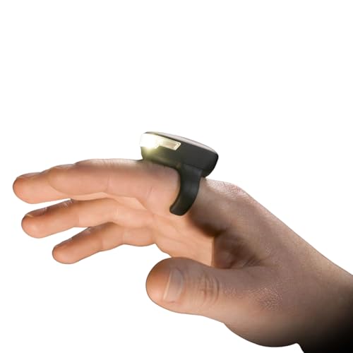DEX FINGERLIGHT - High Tech Wearable LED Flashlight - Rechargeable Fingerlight - 3 Light Modes - IPX7 Weather Resistant - ...