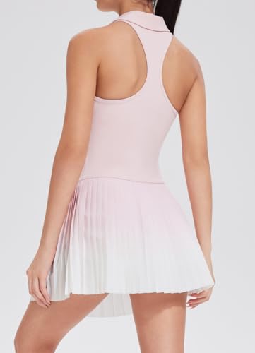 AFZ Two Piece Tennis Skirt Set for Women Pleated Golf Pickleball Outfits Skort Sets with Pockets