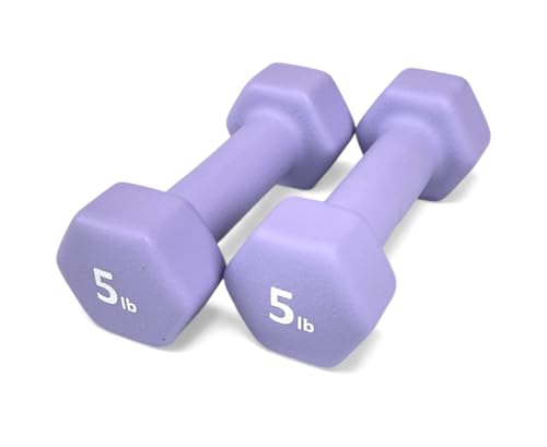 Rainforest Basics Neoprene Coated Dumbbell Hand Weight Set