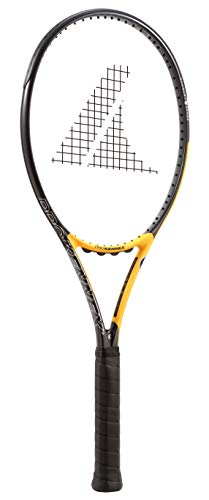 PROKENNEX Black Ace 315, Tennis Racket Unisex Adult, Black, Yellow, Carbon, L2