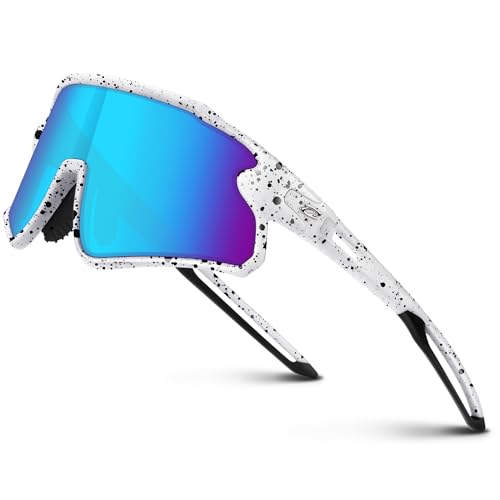 RIVBOS Youth Baseball Sunglasses for Kids(Boys&Girls) Polarized UV Protection Cycling Glasses RYS008