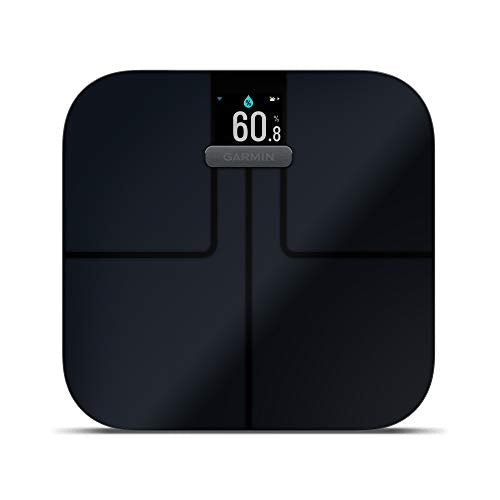 Garmin Index S2, Smart Scale with Wireless Connectivity, Measure Body Fat, Muscle, Bone Mass, Body Water% and More, Black...