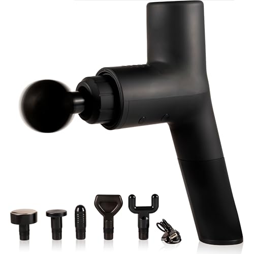 EXELLEON Deep Tissue Muscle Massage Gun | Powerful Handheld Percussion Massager | Back | Neck | Full Body Muscle Recovery...