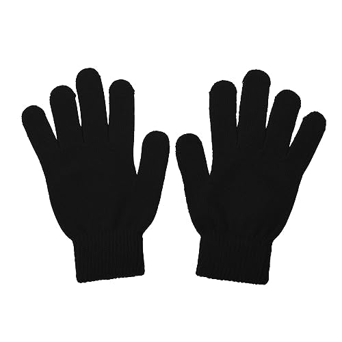 UTTPLL Stretchy Mittens Sports Knitted Gloves Unisex Magic Gloves Winter Full Finger Elastic Warm Mittens for Women Men