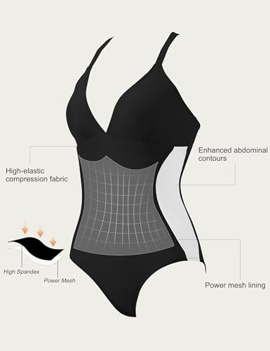 SUUKSESS Women Slimming Tummy Control One Piece Swimsuit Sexy Bathing Suit