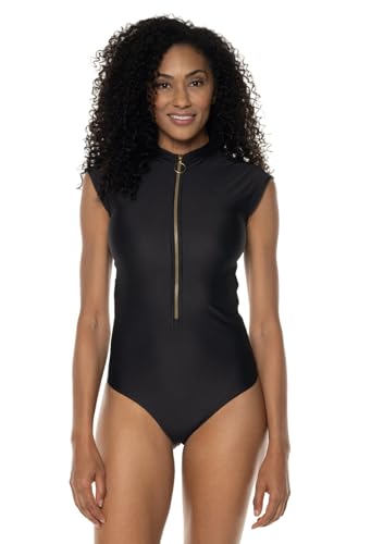 Cap Sleeve Swimsuit - UPF 50+ Sun Protection - Sweetwater