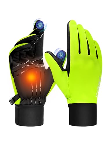 INBIKE Winter Gloves for Women Men, Touchscreen Warm Gloves Windproof Water Resistant, Thermal Lined Anti-Slip Insulated