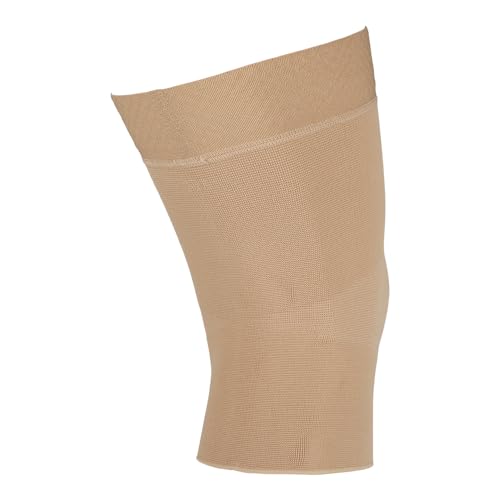 medi Seamless Knit Knee Support Compression Sleeve w/Band Beige LG