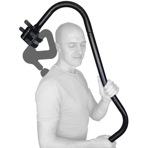Ninefold Design BackBadger Percussive Massage Gun Holder for Back, Compatible with Most Massage Guns, for Hard to Reach Ar...