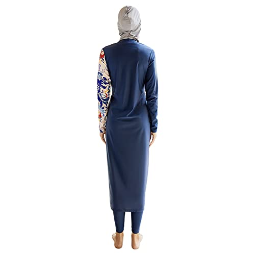 Muslim Swimsuits for Women Modest Islamic Arabic Swimwear Burkini Full Cover Hijab Top Pants Swimming Cap Bathing Suits