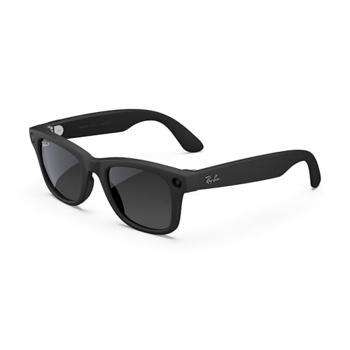 Ray-Ban Meta (Gen 2), Wayfarer, Matte Black | Smart AI Glasses for Men, Women — 2X Battery Life — 3K Ultra HD Resolution a...