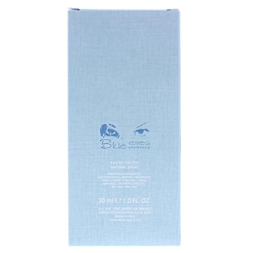 Rampage Blue Eyes Eau De Toilette Spray, 1.0 Ounce