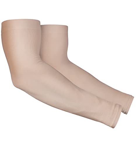 Tough Outdoors UV Arm Sleeves for Men Women - Sun Protection Sleeves - Compression Golf Baseball Cooling Tattoo Arm Sleeve