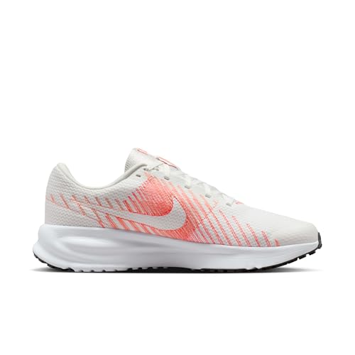 Nike Men's Run Defy Road Running Shoes, Summit White/Bright Crimson-Turf Orange, 8