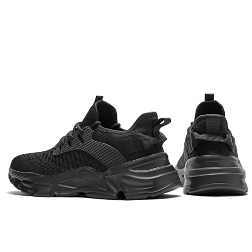 Men's Slip on Walking Shoes Tennis Running Sneakers Lightweight Breathable Casual Soft Sole Comfort Work Gym Trainers