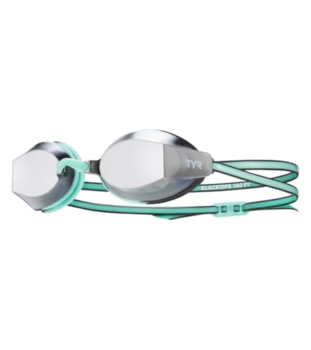 TYR Black Ops 140 EV Racing Mirrored Swim Goggles Women's Fit