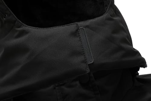 MOERDENG Women's Waterproof Ski Jacket Warm Winter Coat Hooded Snowboarding Jacket Snow Coat