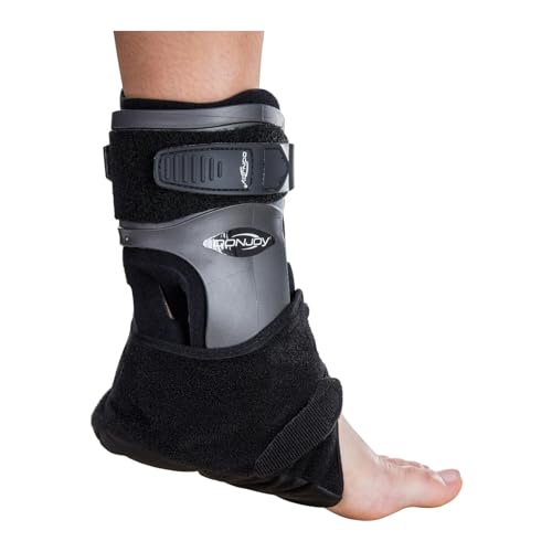 DonJoy Velocity Ankle Brace for Wide Size Left Calf with Low Profile Comfortable Design, Lightweight Construction, and Ana...