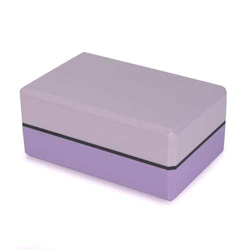 Sunshine Yoga 4" Striped Yoga Block, 10 Pack Bulk EVA Foam Yoga Blocks, Firm and Supportive Yoga Brick, Balance Foam for S...